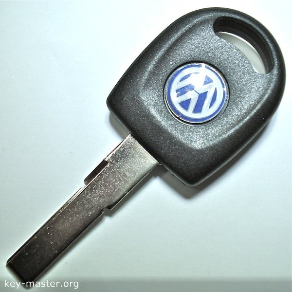 ключ для volkswagen с подсветкой (hu66)